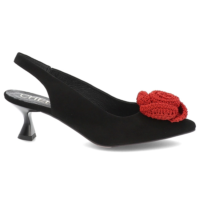 Sandals CHEBELLO - 4666_-037-000-PSK-S7 5 Czarny Zamsz